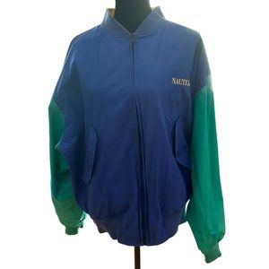 Vintage Mens Nautica reversible jackets awesome colors yellow blue red green